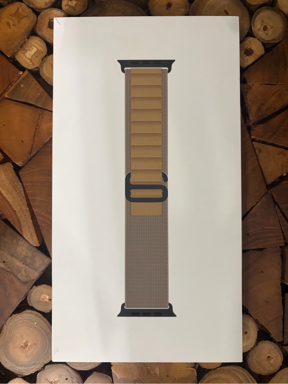 Apple Watch Band 49mm Tan Black Titanium Alpine Loop Small